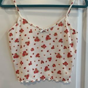 floral tank top